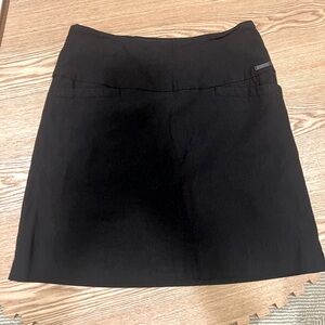 S.C.&Co black skirt/skort with pockets